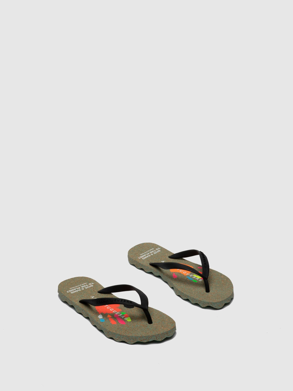 Beach Flip-Flops HAND Black