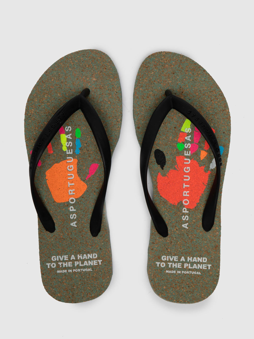 Beach Flip-Flops HAND Black