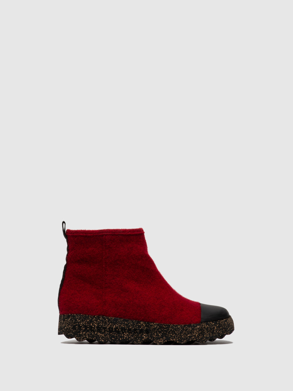 Zip Up Boots COSY Berry