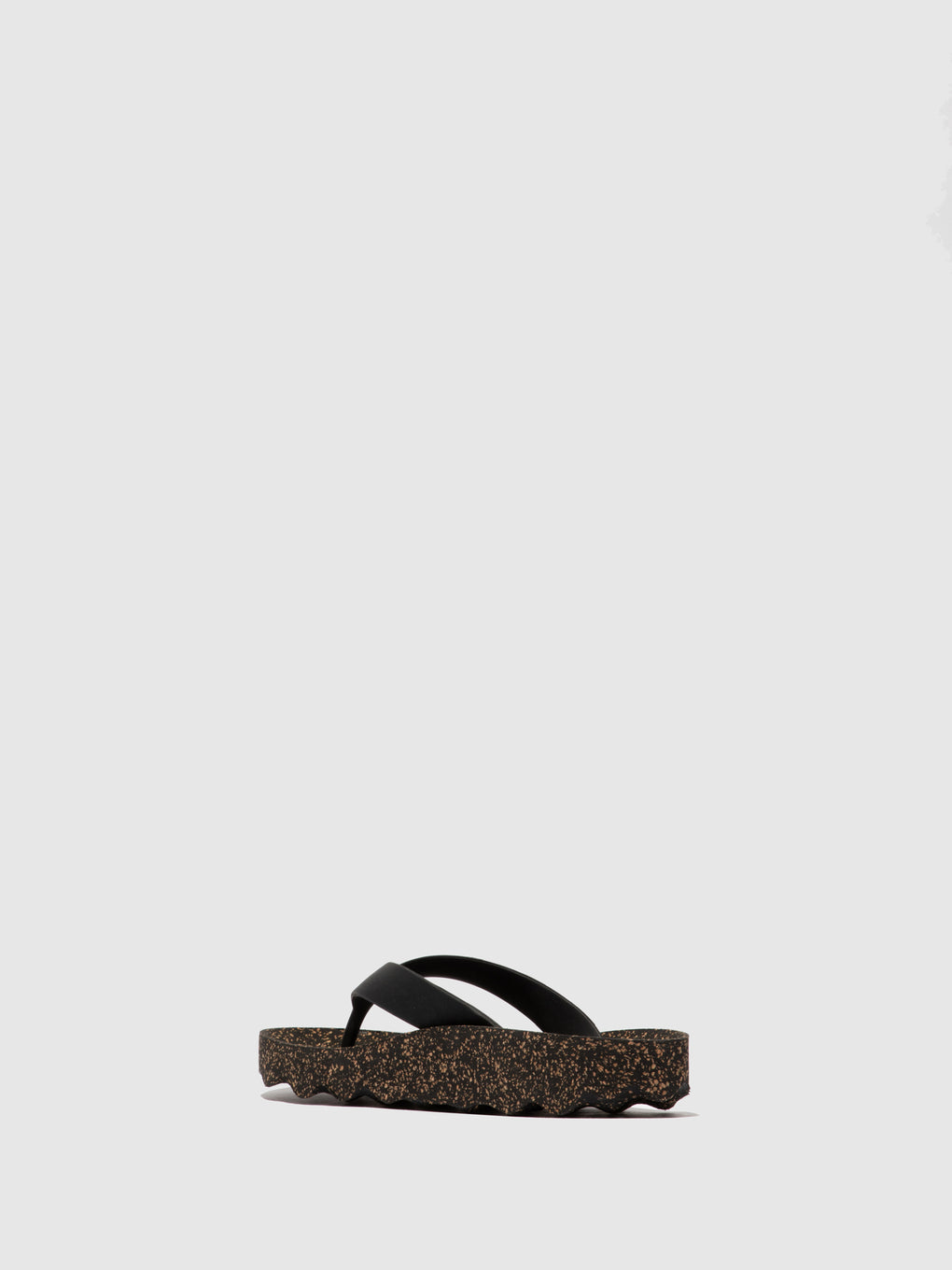 Casual Flip-Flops FEEL Black Rubber Strap