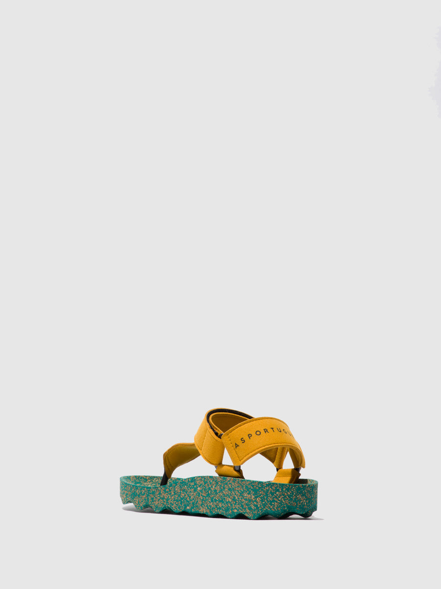 Thong Sandals FIZZ Yellow Suede – ASPORTUGUESAS