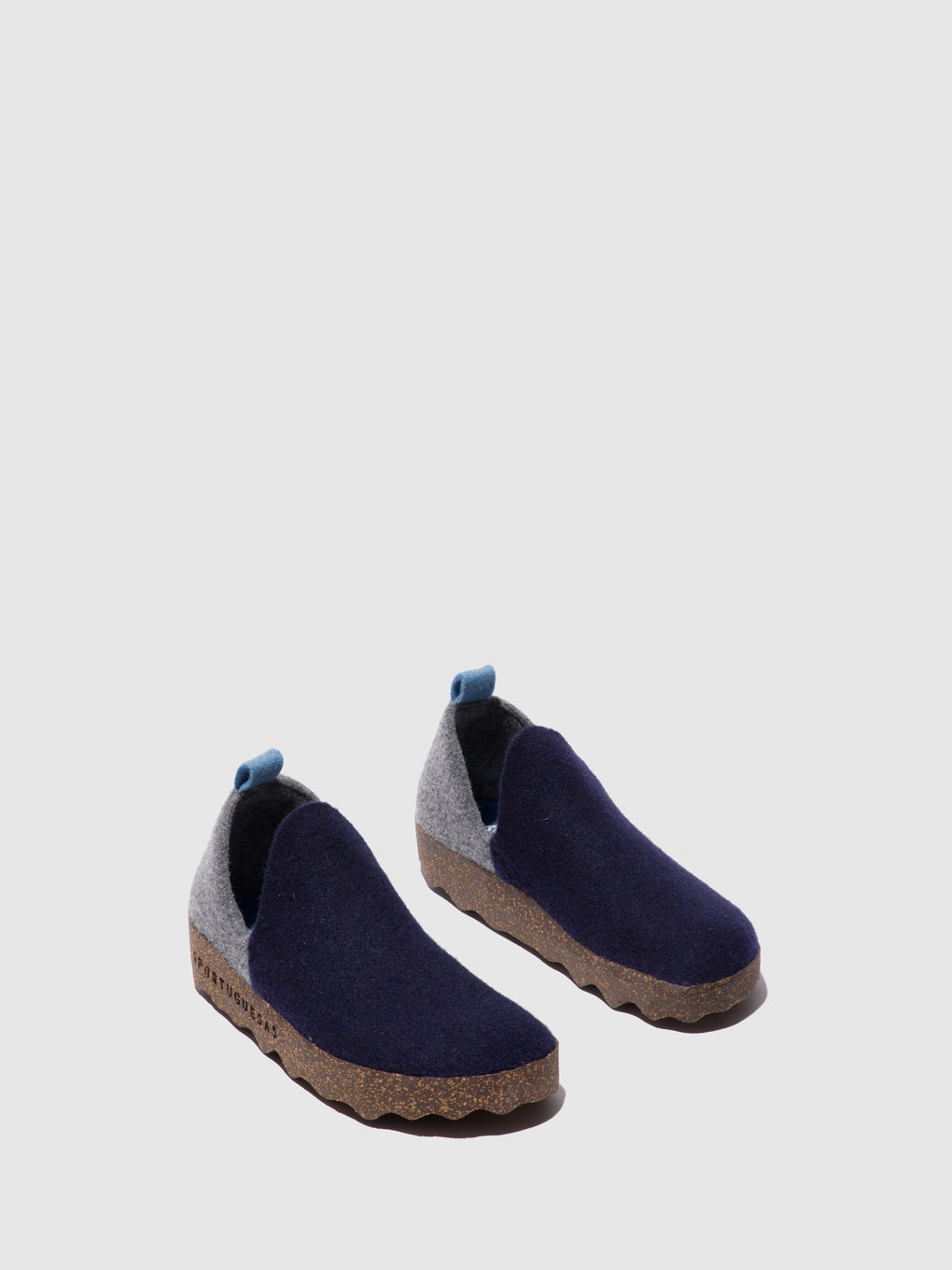 Round Toe Shoes CITY GREY BLUE