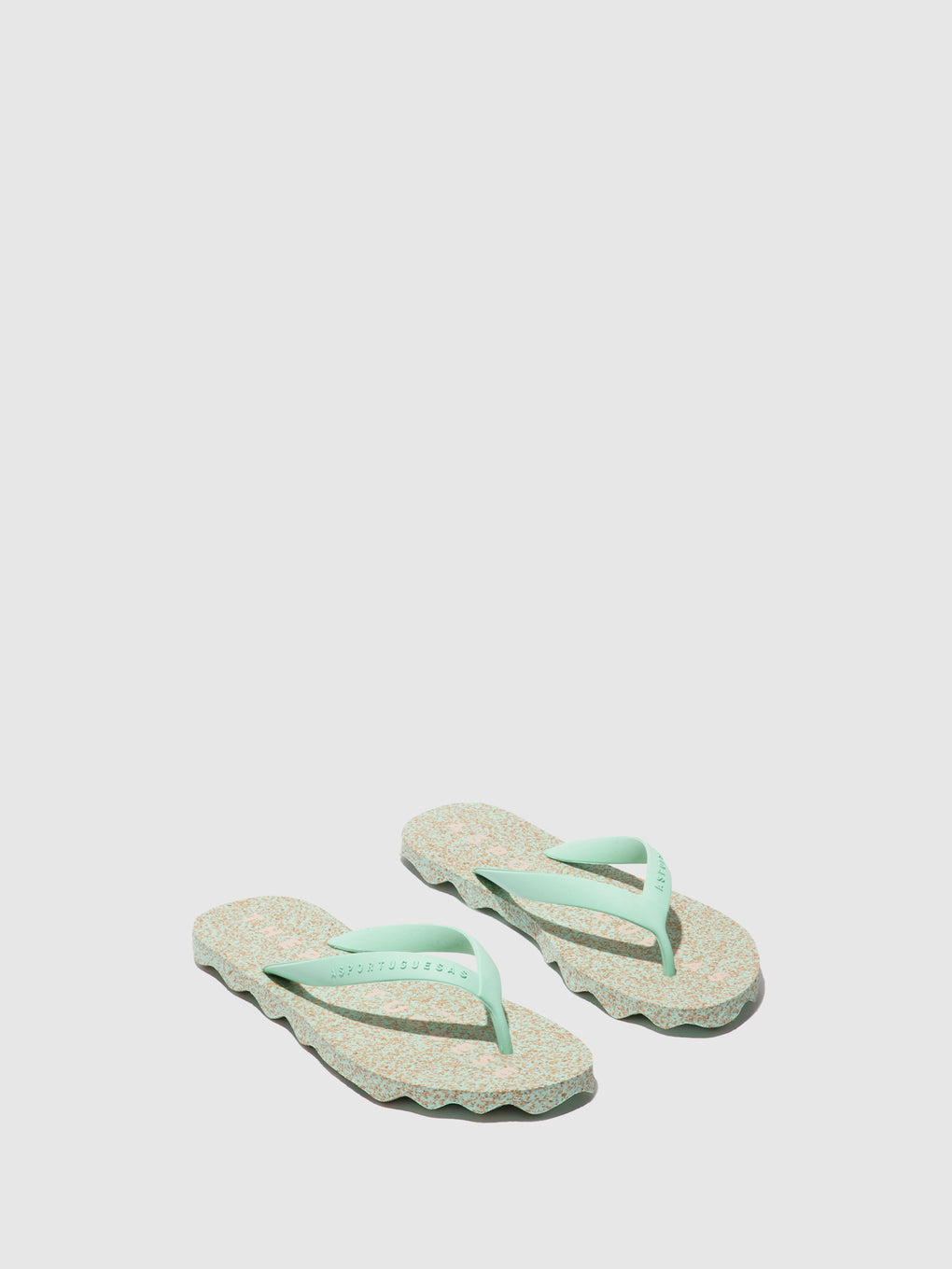 Beach Flip-Flops BASE Mint & mint strap