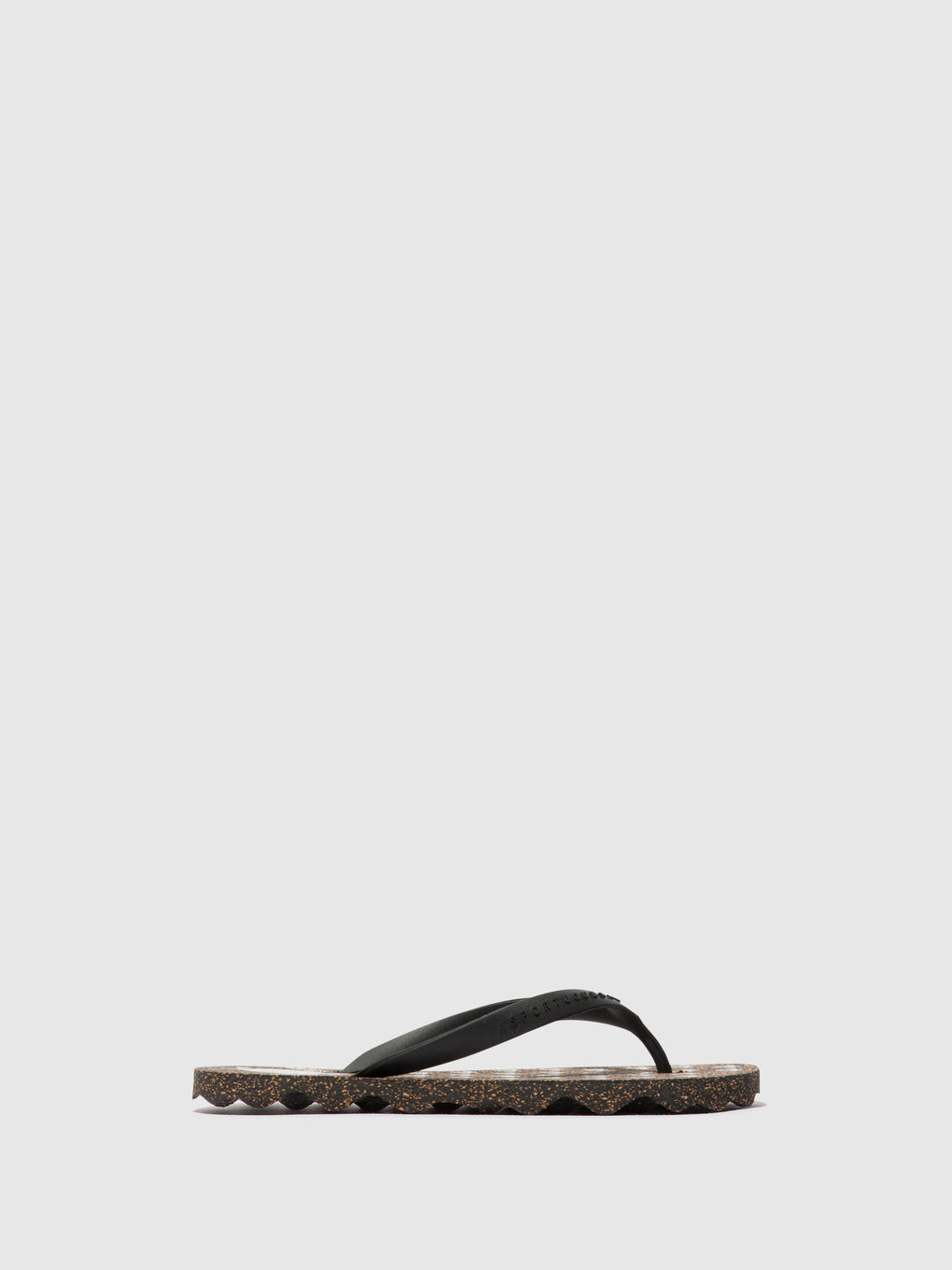 Beach Flip-Flops TURTLE Black & black strap
