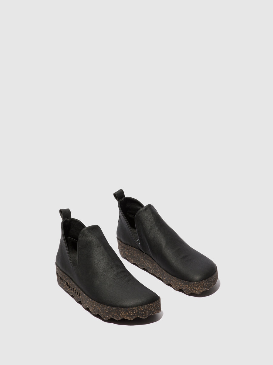 ASPORTUGUESAS Scarpe Uomo, Modello Man City Black T, Materiale Esterno In Lana, Suola In Gomma, Tacco Piatto, Chiusura Slip-on, Numero 43