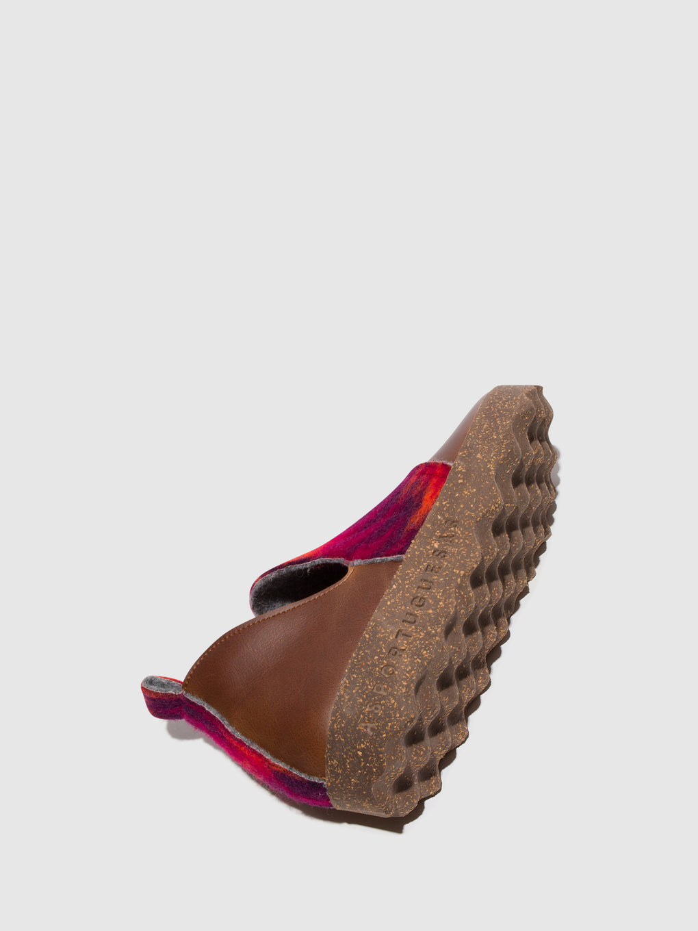 Round Toe Shoes CITY BROWN/PINK