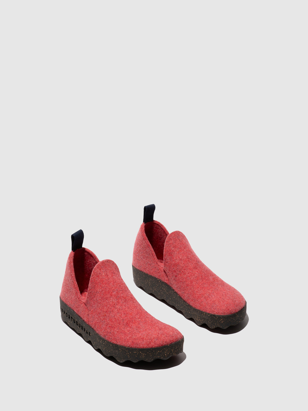 Round Toe Shoes CITY RUBY RED