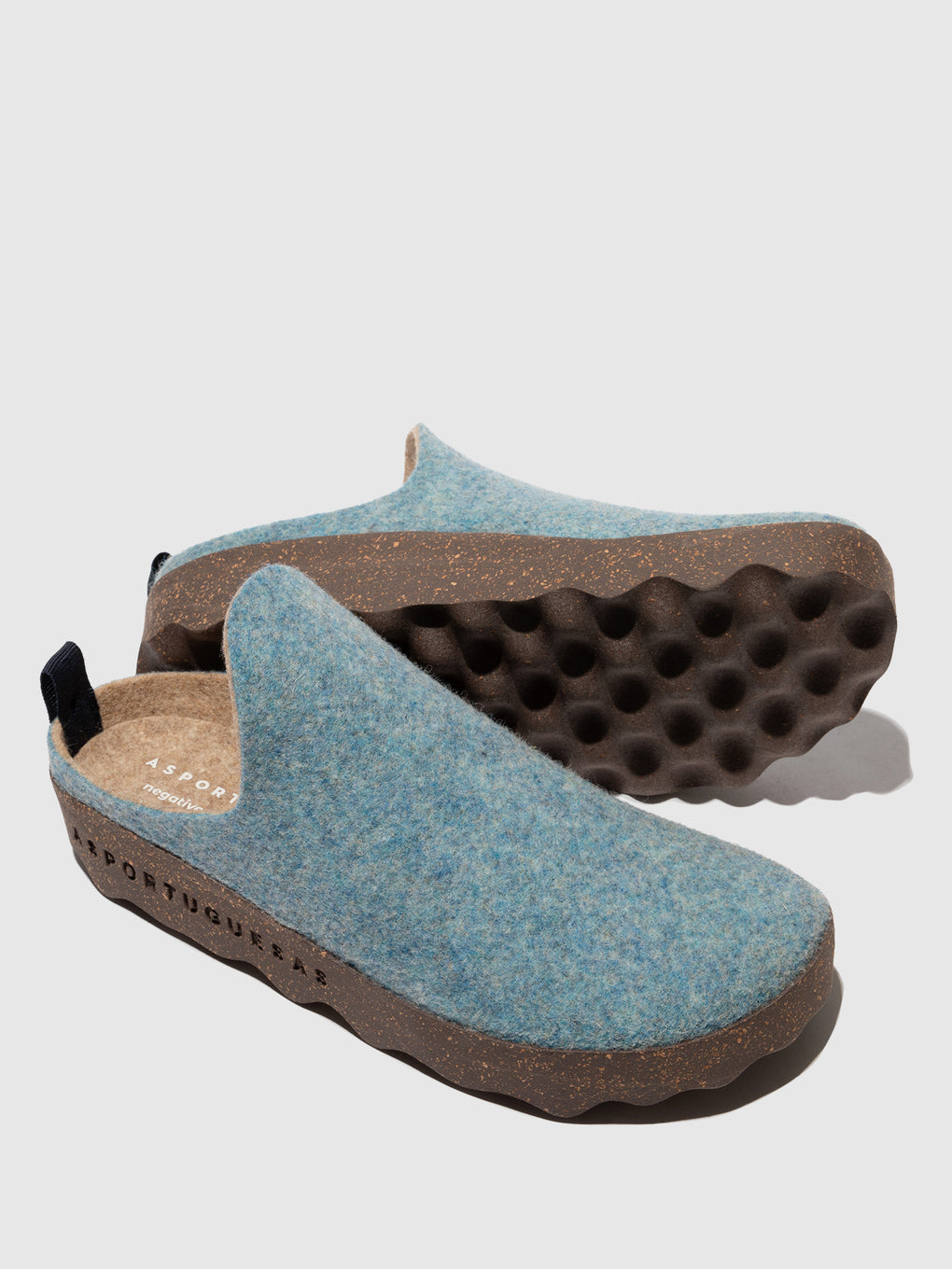 Slip-on Mules COME SKY BLUE - ASPORTUGUESAS
