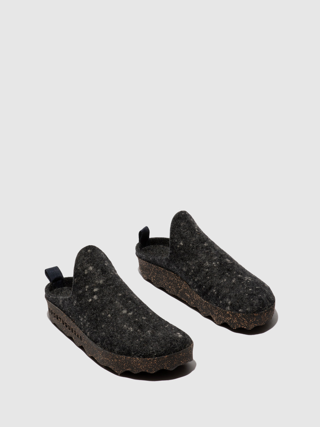 Slip-on Mules COME ANTHRACITE SPOT - ASPORTUGUESAS