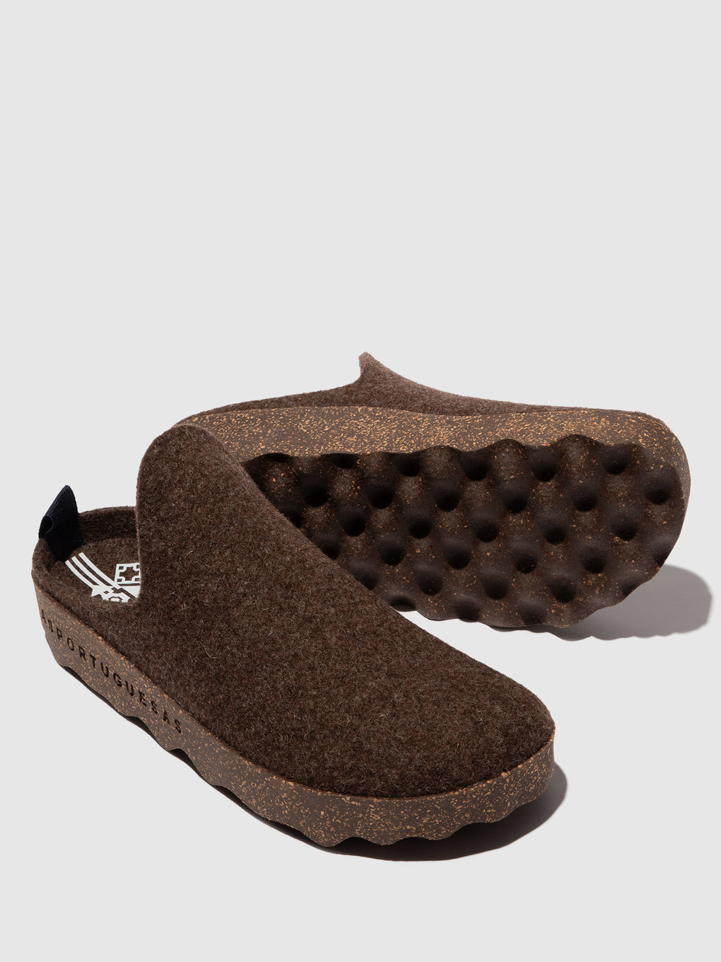 Slip-on Mules COME L DK. BROWN - ASPORTUGUESAS