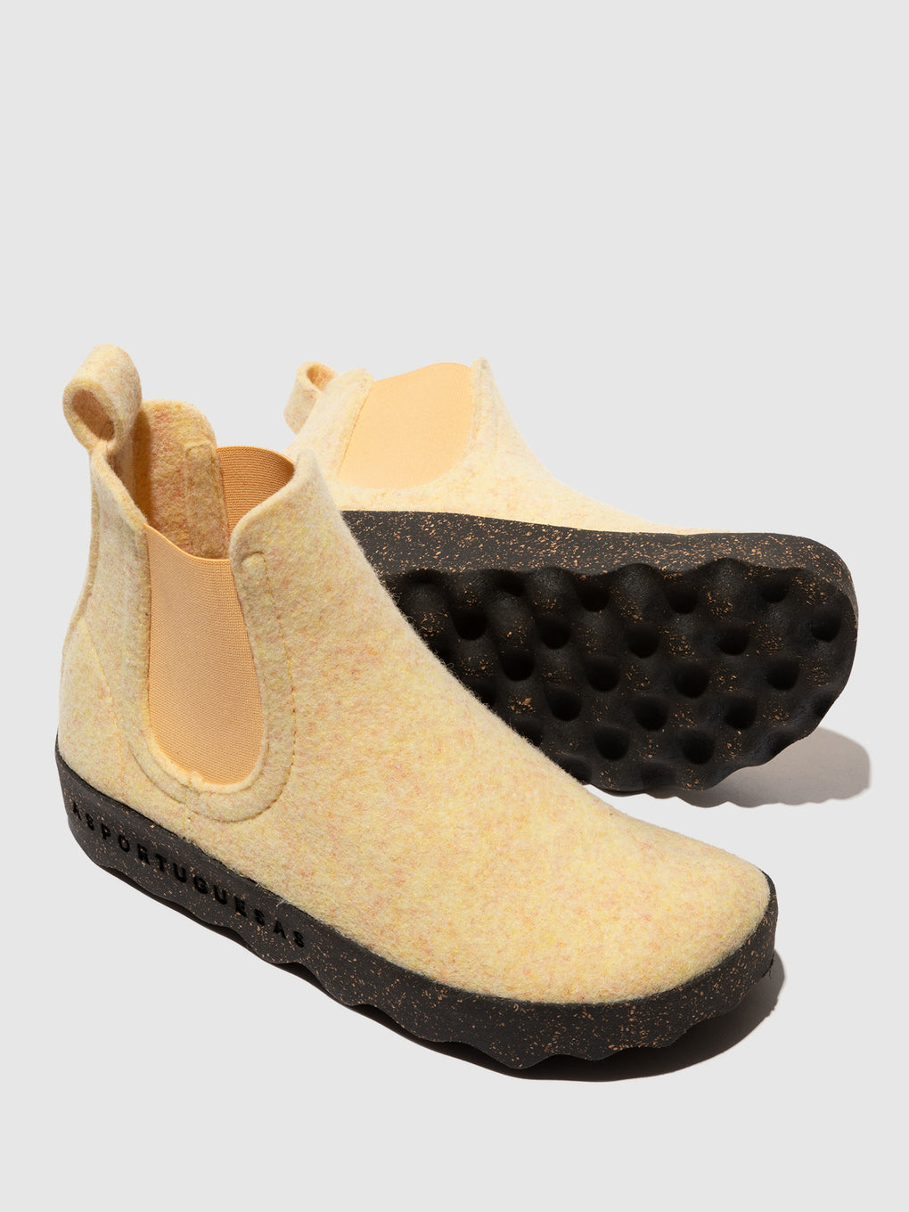 Chelsea Ankle Boots CAIA LIGHT YELLOW - ASPORTUGUESAS