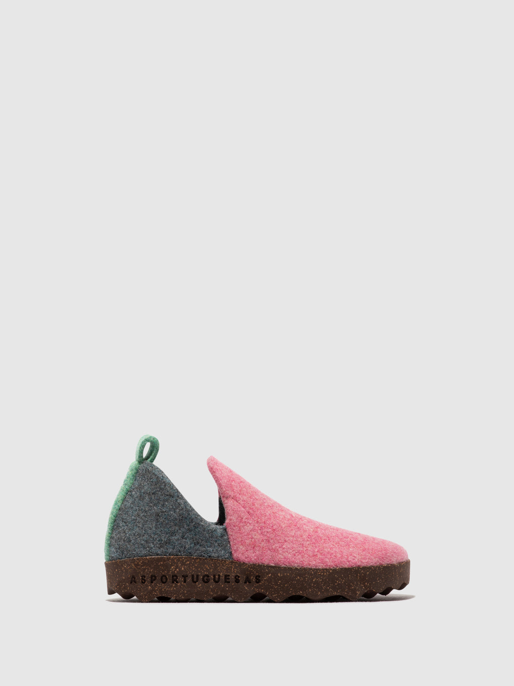 Round Toe Shoes CITY PINK/GREY BLUE