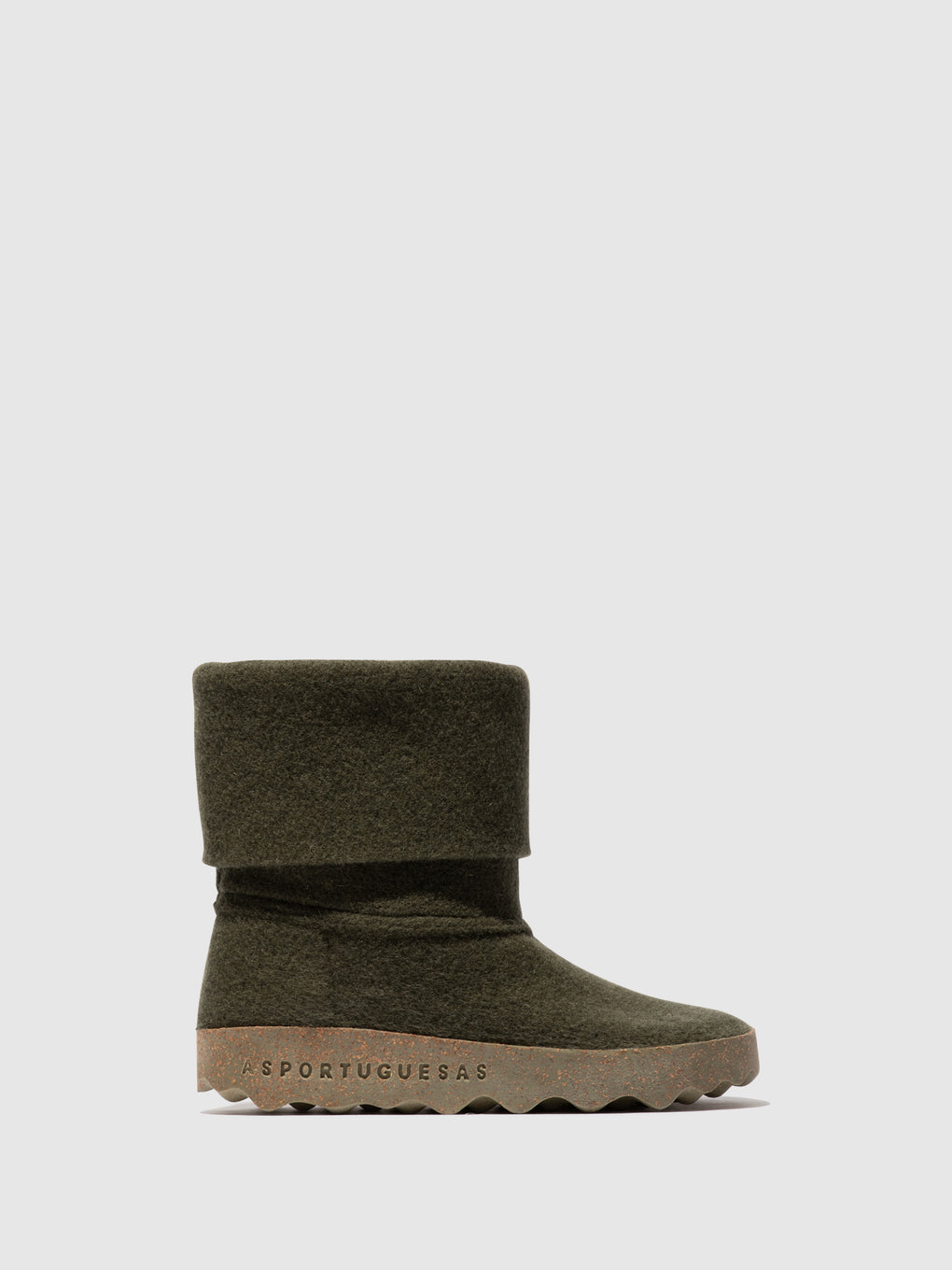 Round Toe Boots CADY MILITARY GREEN