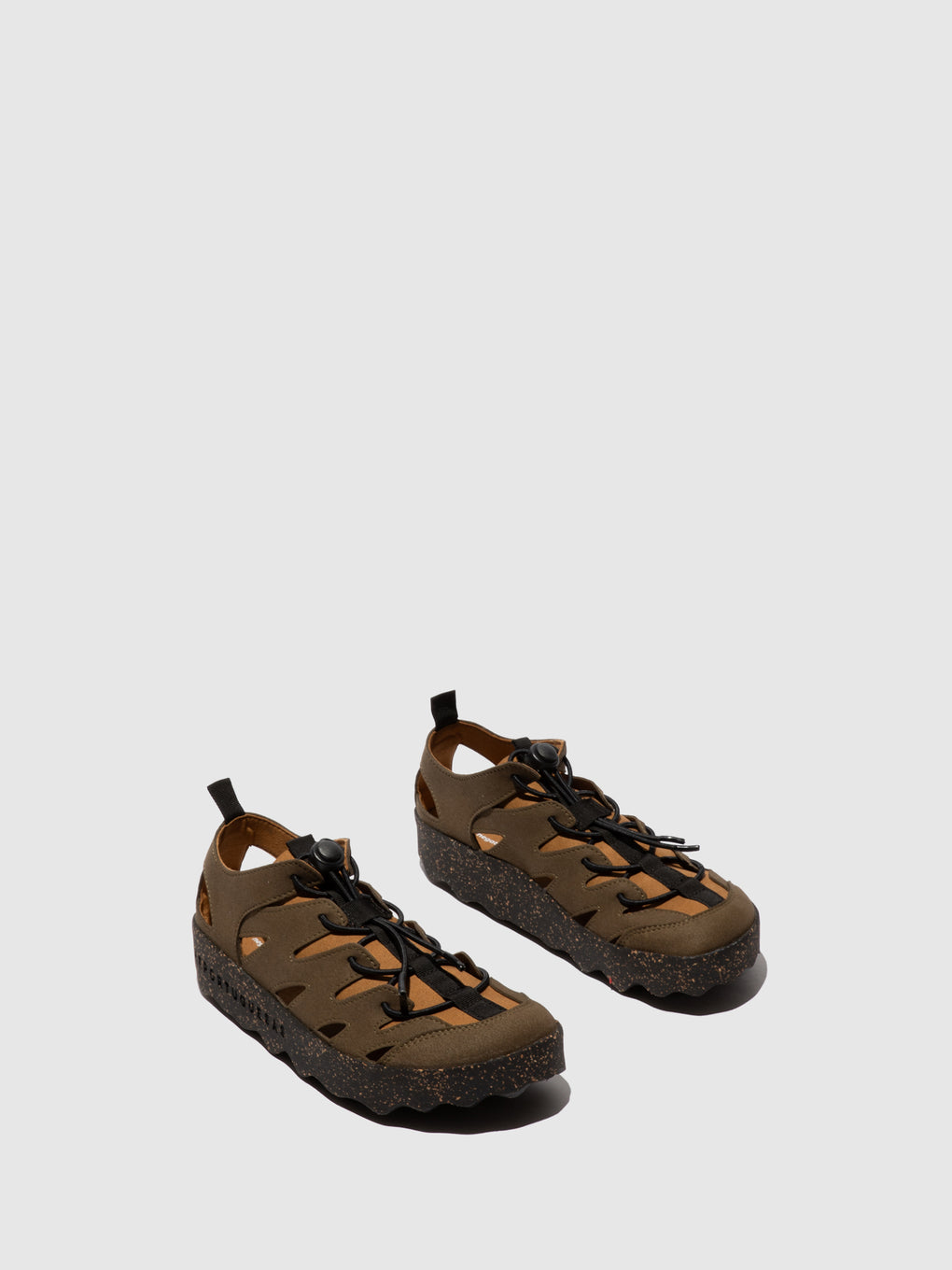Elasticated Trainers CURE2 MILITAR/TAN - ASPORTUGUESAS