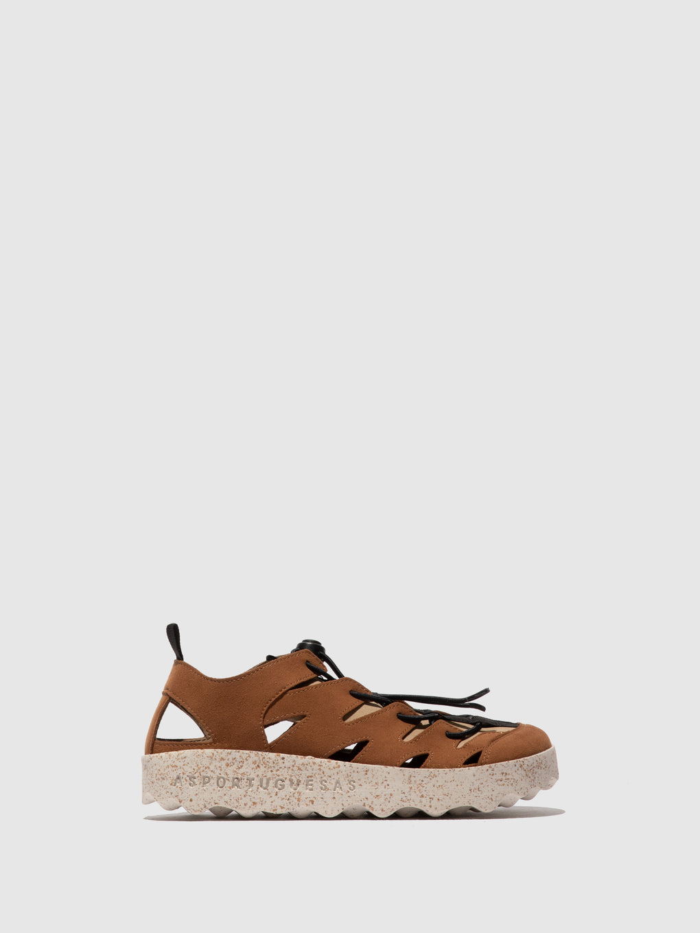 Elasticated Trainers CURE2 WOOD/TAUPE - ASPORTUGUESAS