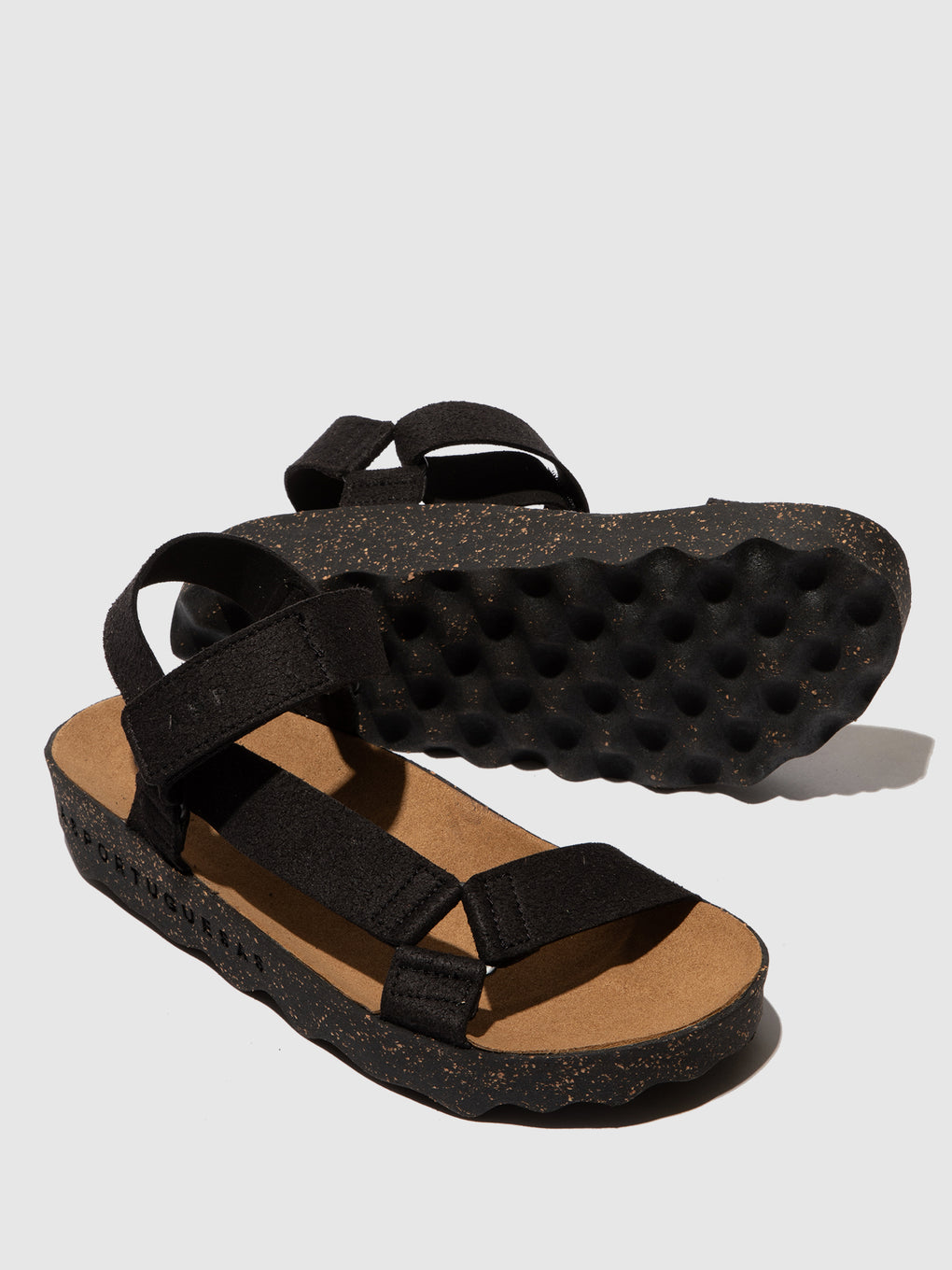 Strappy Sandals CLEW BLACK - ASPORTUGUESAS