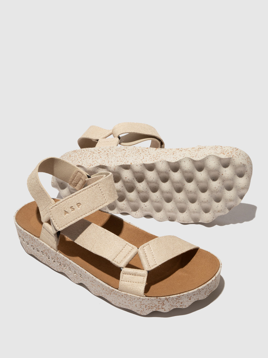 Strappy Sandals CLEW NUDE - ASPORTUGUESAS