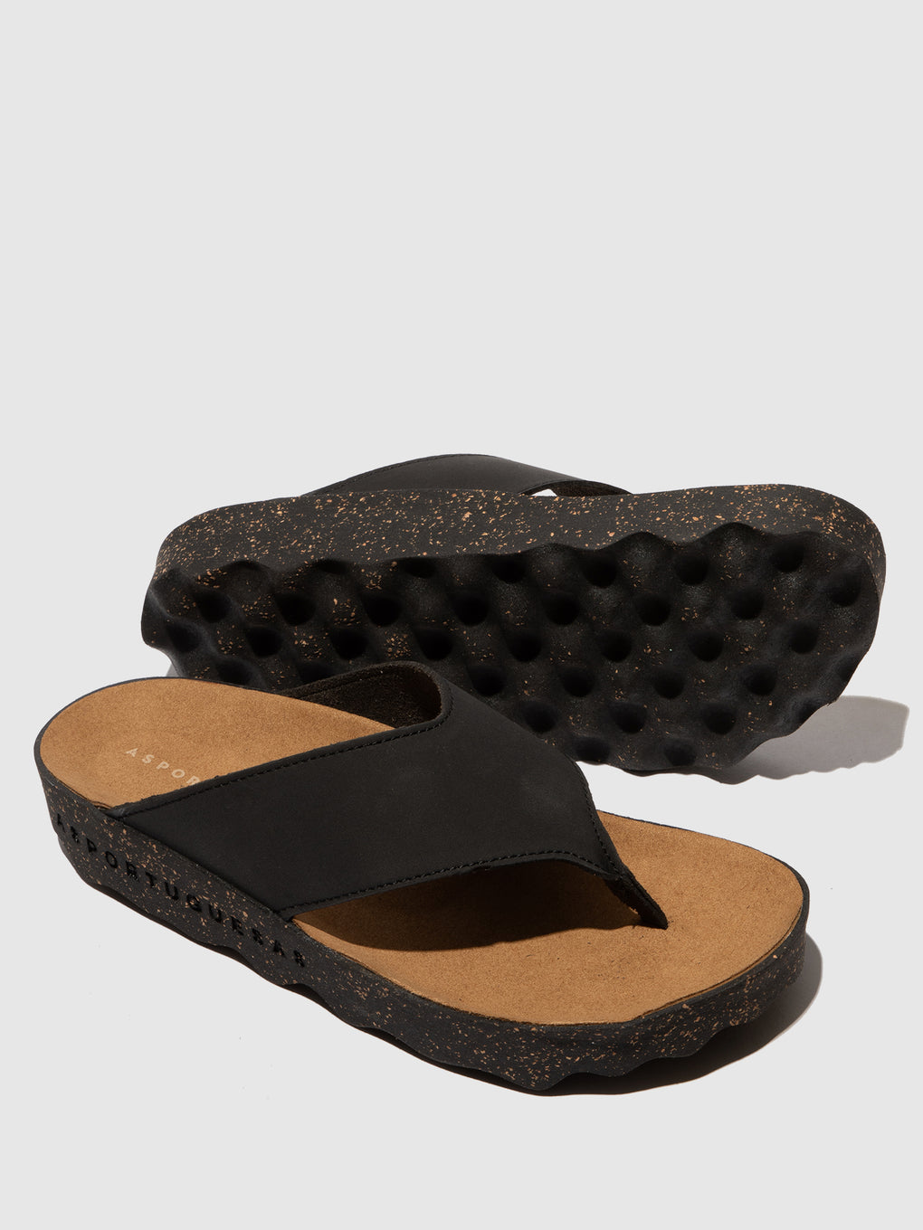 Thong Sandals CAMI BLACK - ASPORTUGUESAS