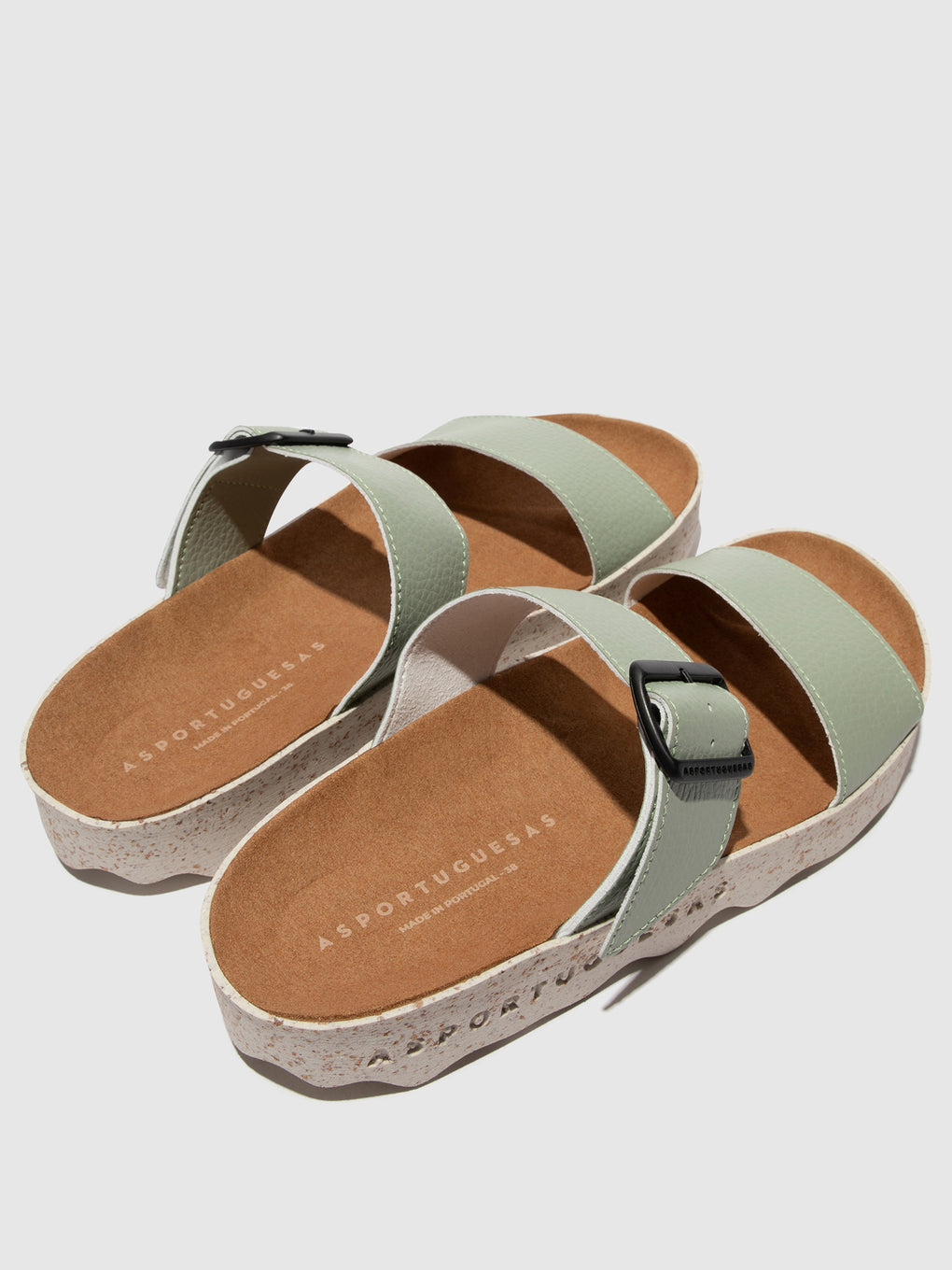 Strappy Sandals COLY SAGE GREEN