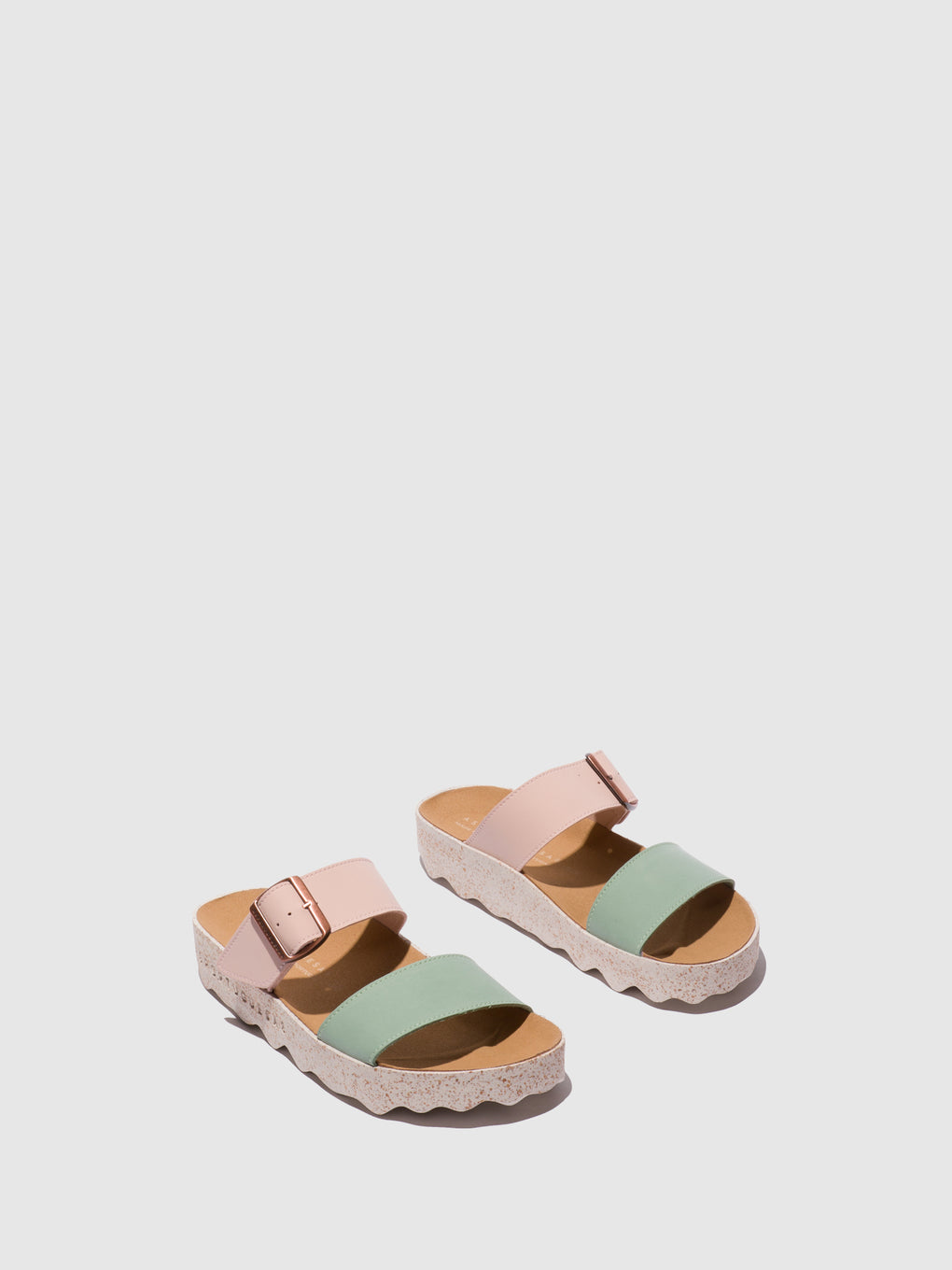 Strappy Sandals COLY PINK/MINT - ASPORTUGUESAS