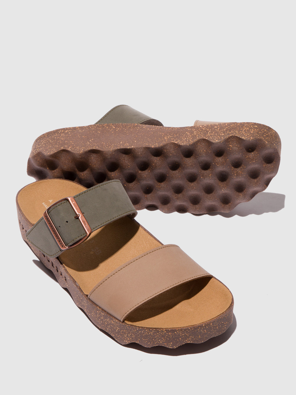 Strappy Sandals COLY SAND/KHAKI - ASPORTUGUESAS