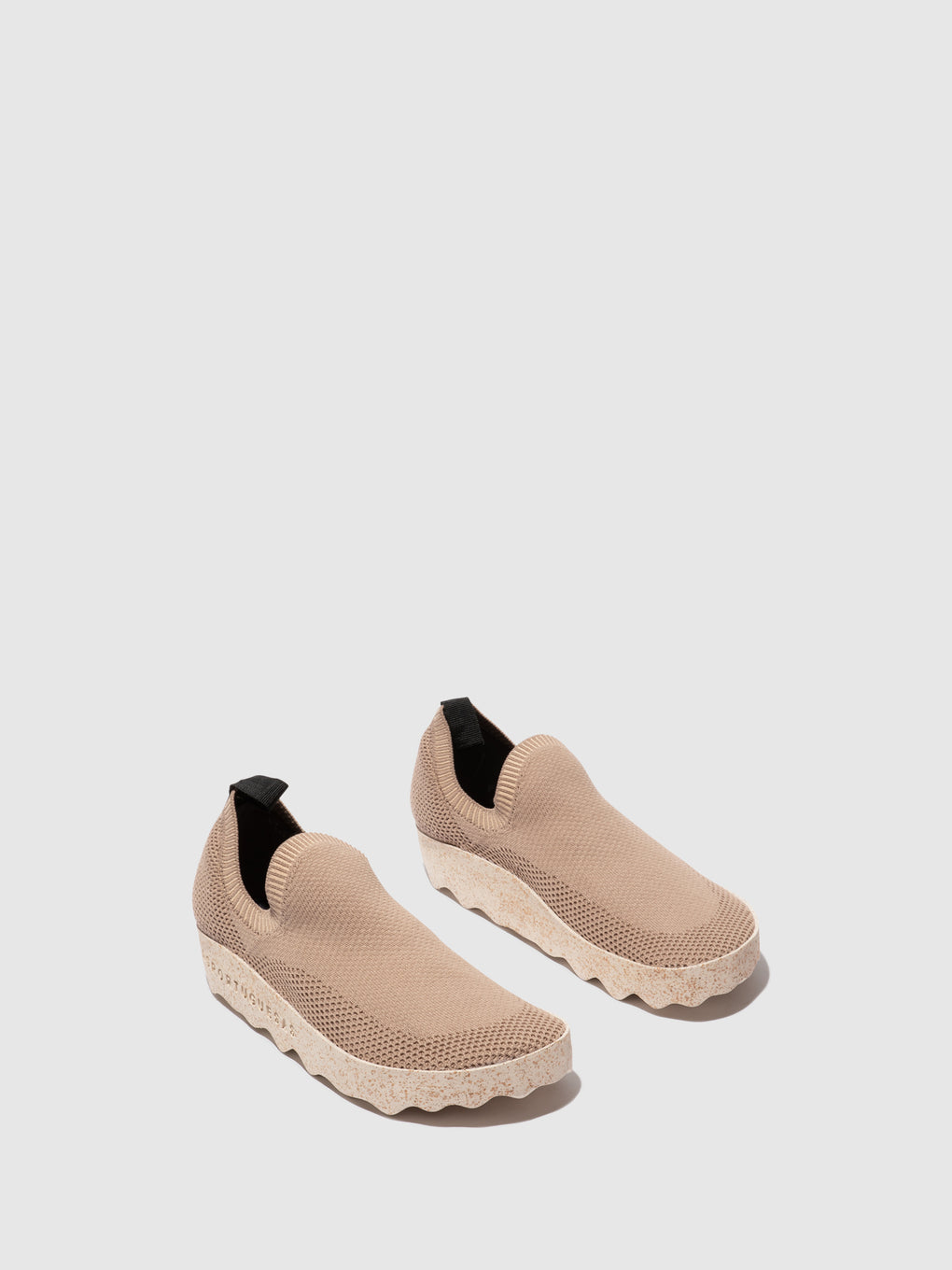 Elasticated Trainers CLIP TAUPE