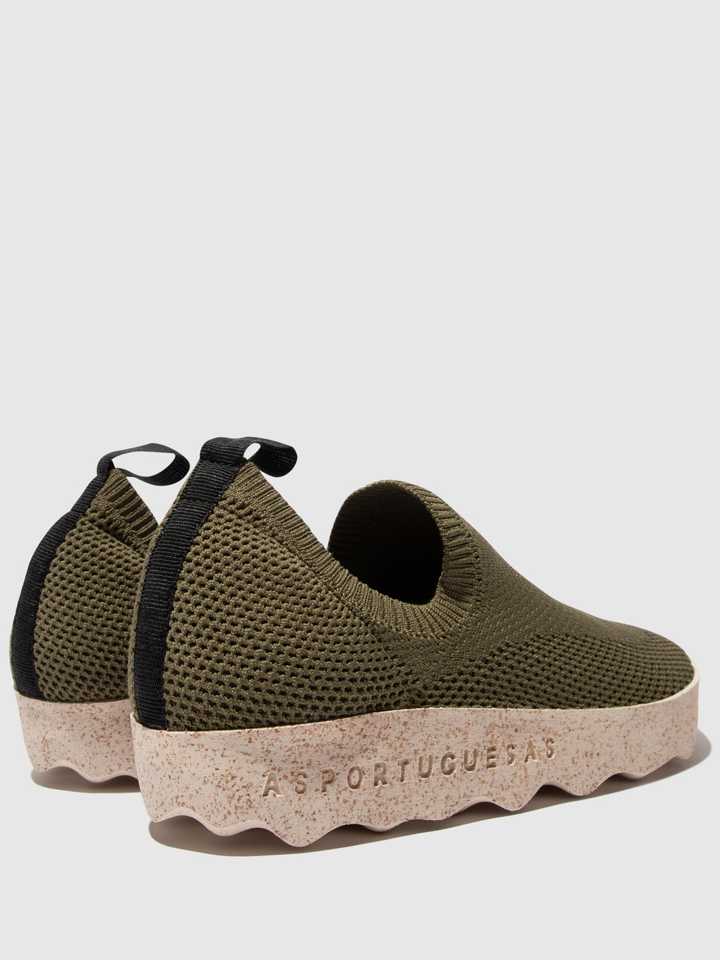 Elasticated Trainers CLIP OLIVE