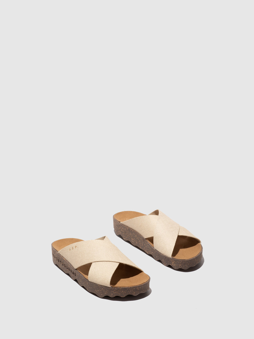 Criss-cross Sandals CROSS NUDE - ASPORTUGUESAS