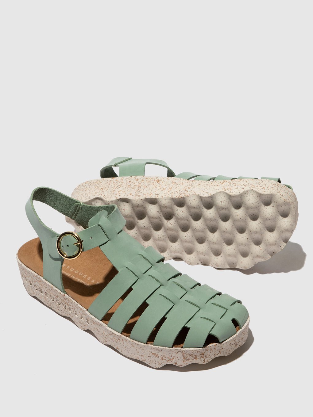 Buckle Sandals CALIX MINT - ASPORTUGUESAS