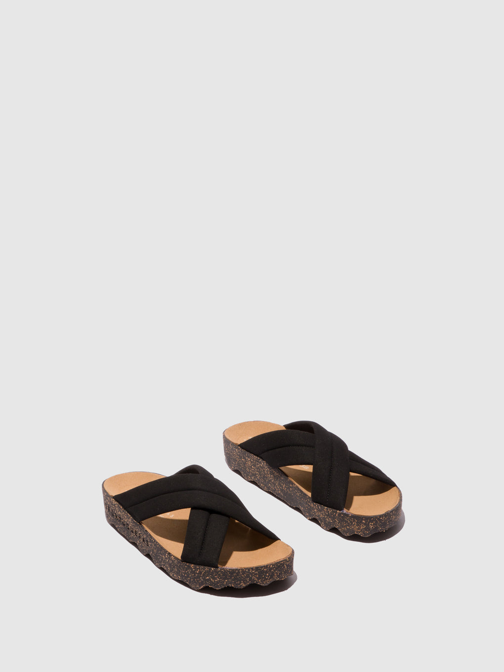 Criss-cross Sandals CURR BLACK - ASPORTUGUESAS