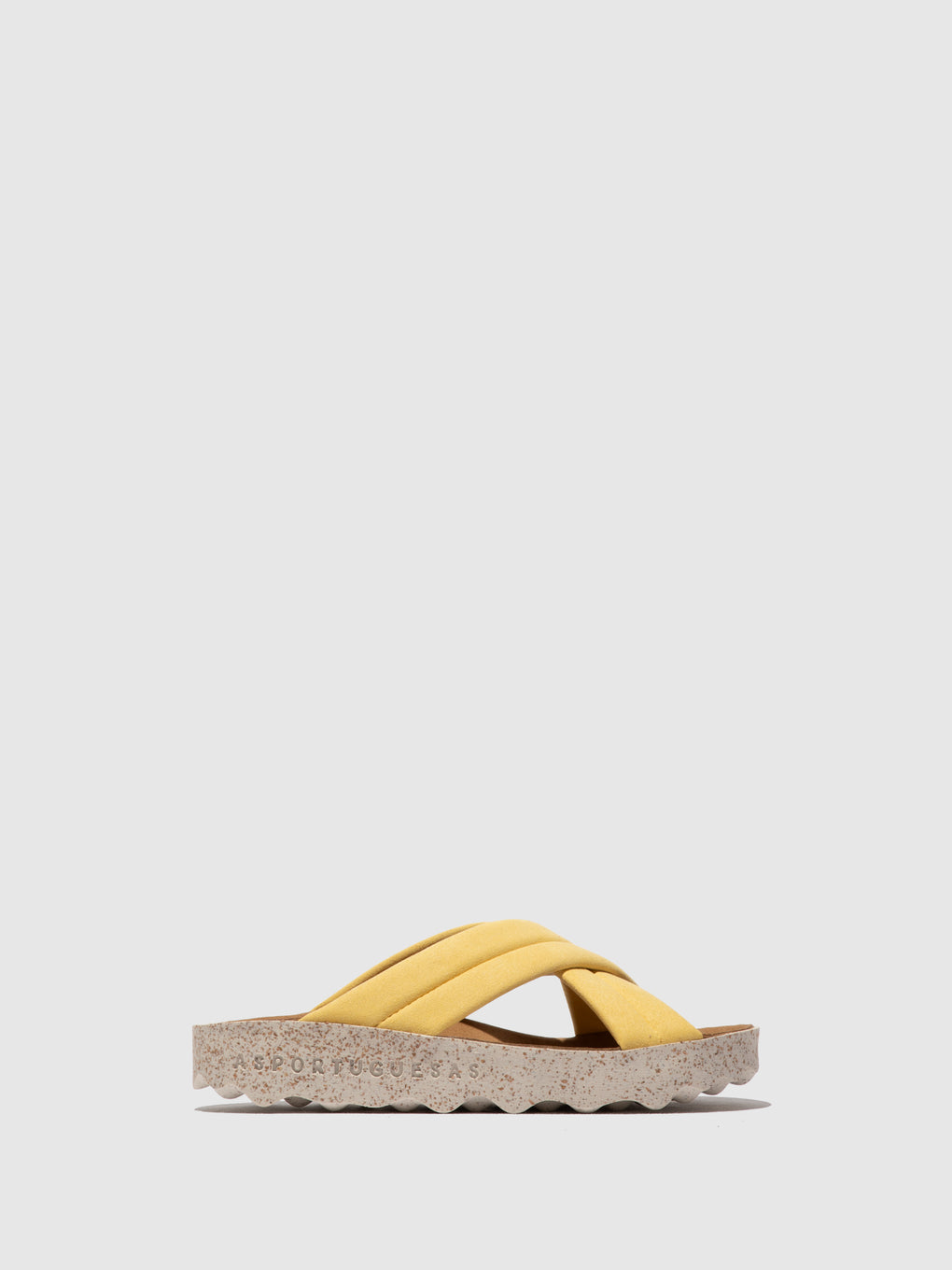 Criss-cross Sandals CURR LIGHT YELLOW - ASPORTUGUESAS