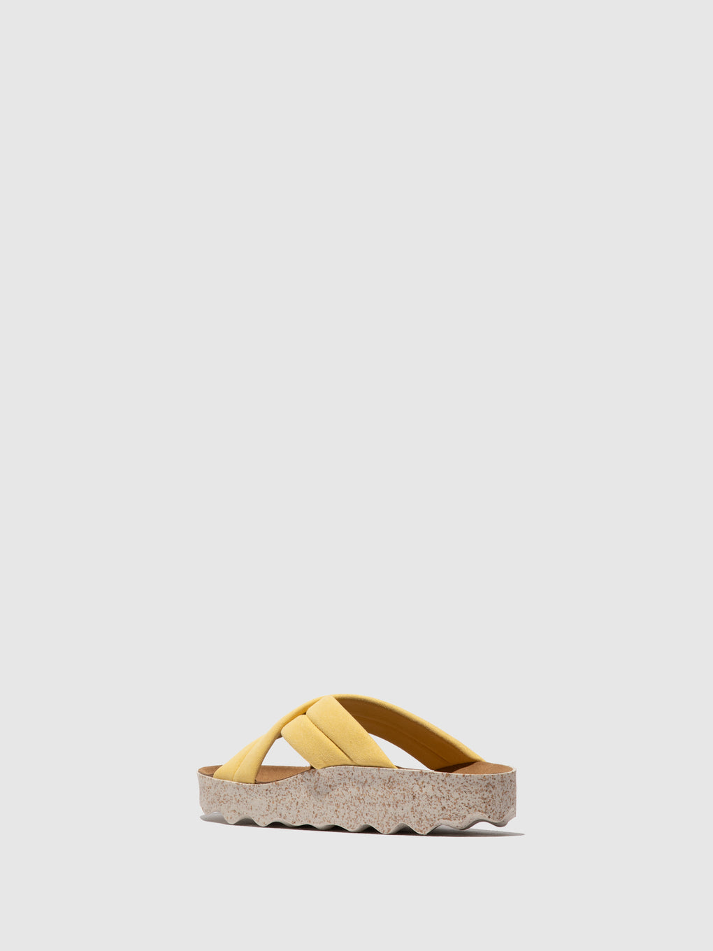 Criss-cross Sandals CURR LIGHT YELLOW - ASPORTUGUESAS