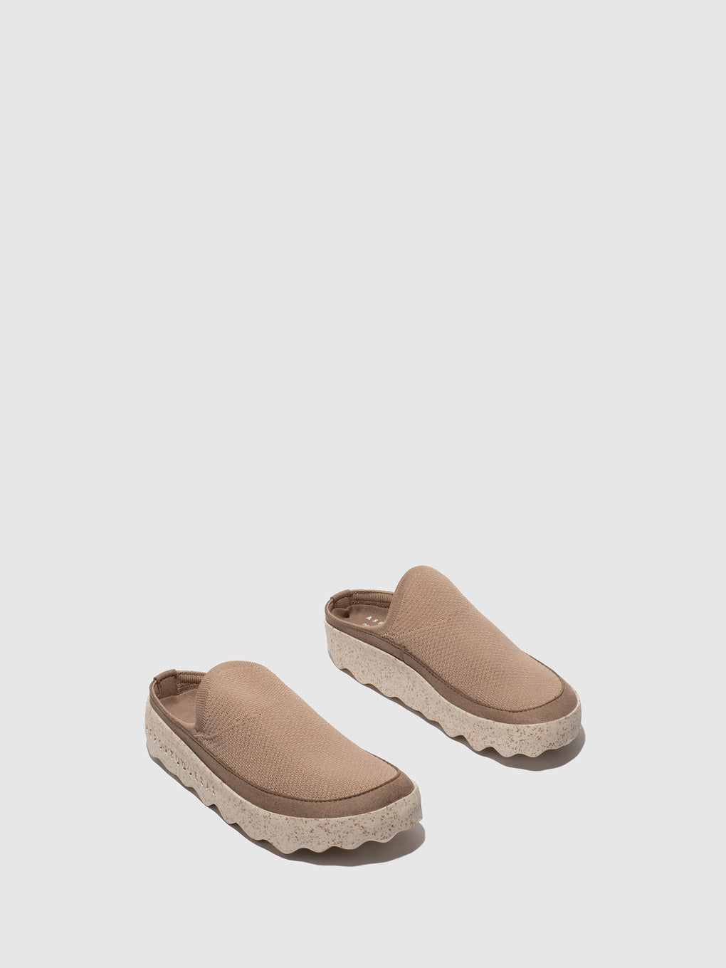 Elasticated Mules COVE TAUPE