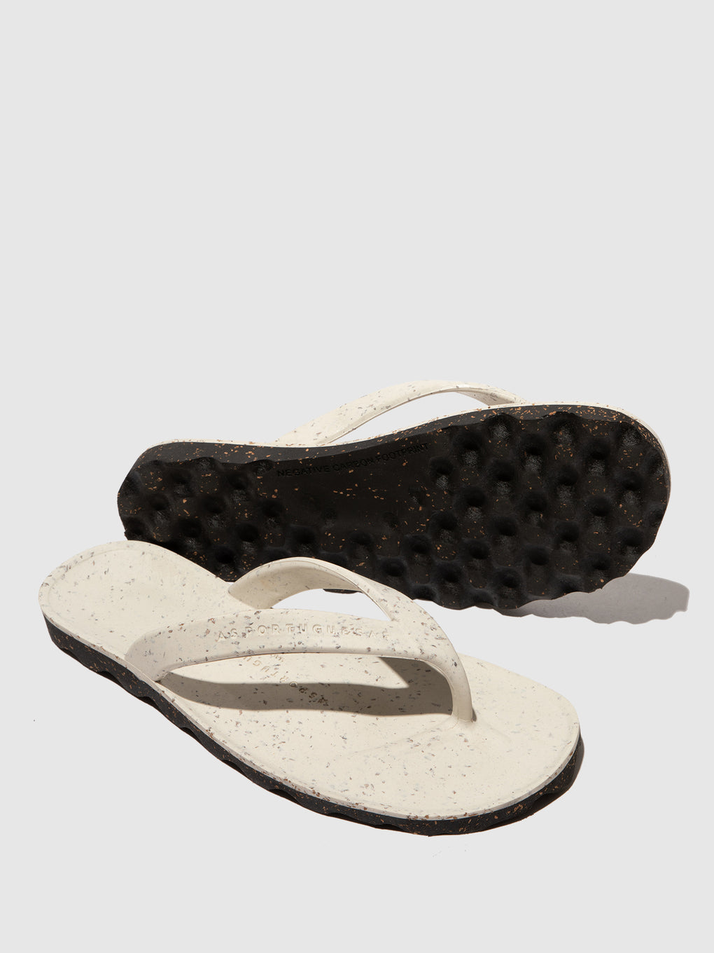 Thong Flip-Flops EARTH NATURAL/BLACK - ASPORTUGUESAS