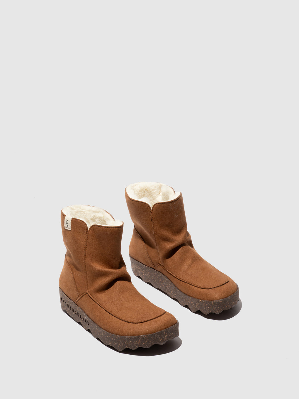 Round Toe Boots CUFF COGNAC