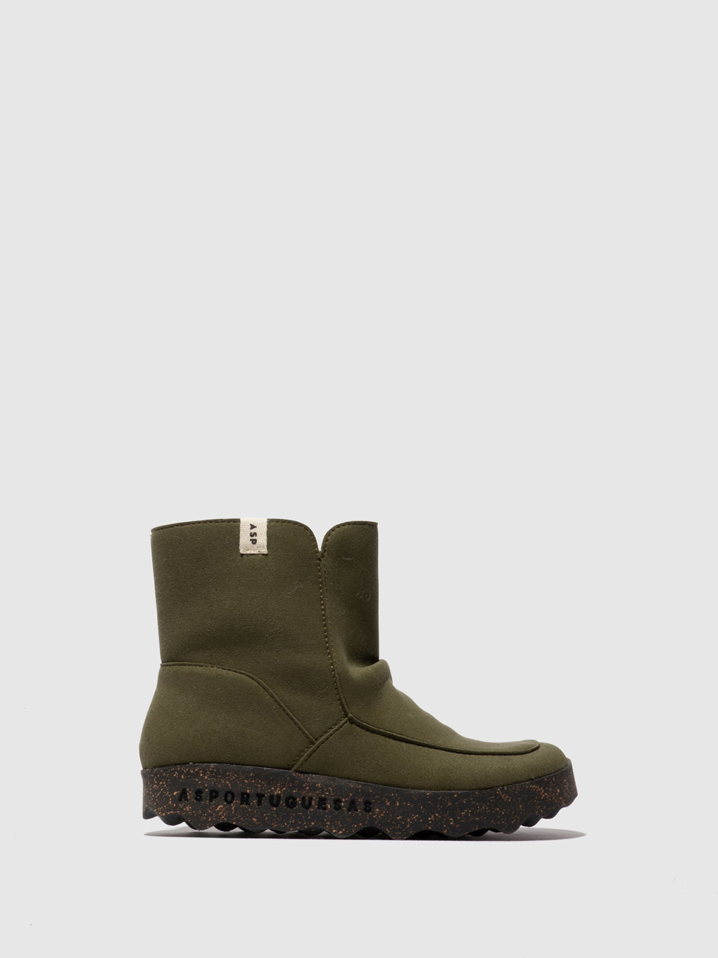Round Toe Boots CUFF DEEP GREEN