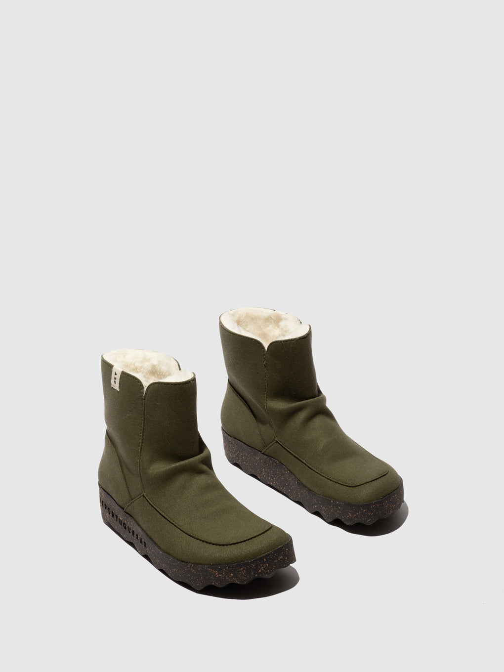 Round Toe Boots CUFF DEEP GREEN
