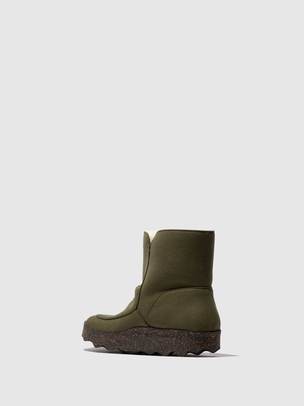 Round Toe Boots CUFF DEEP GREEN
