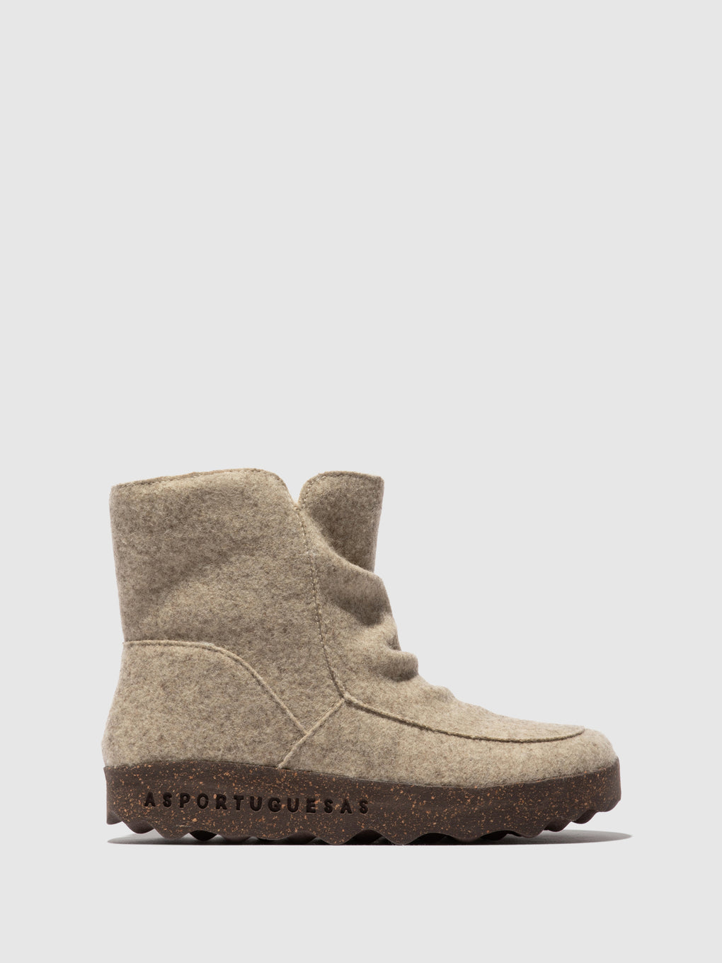 Round Toe Boots CUFF NATURAL