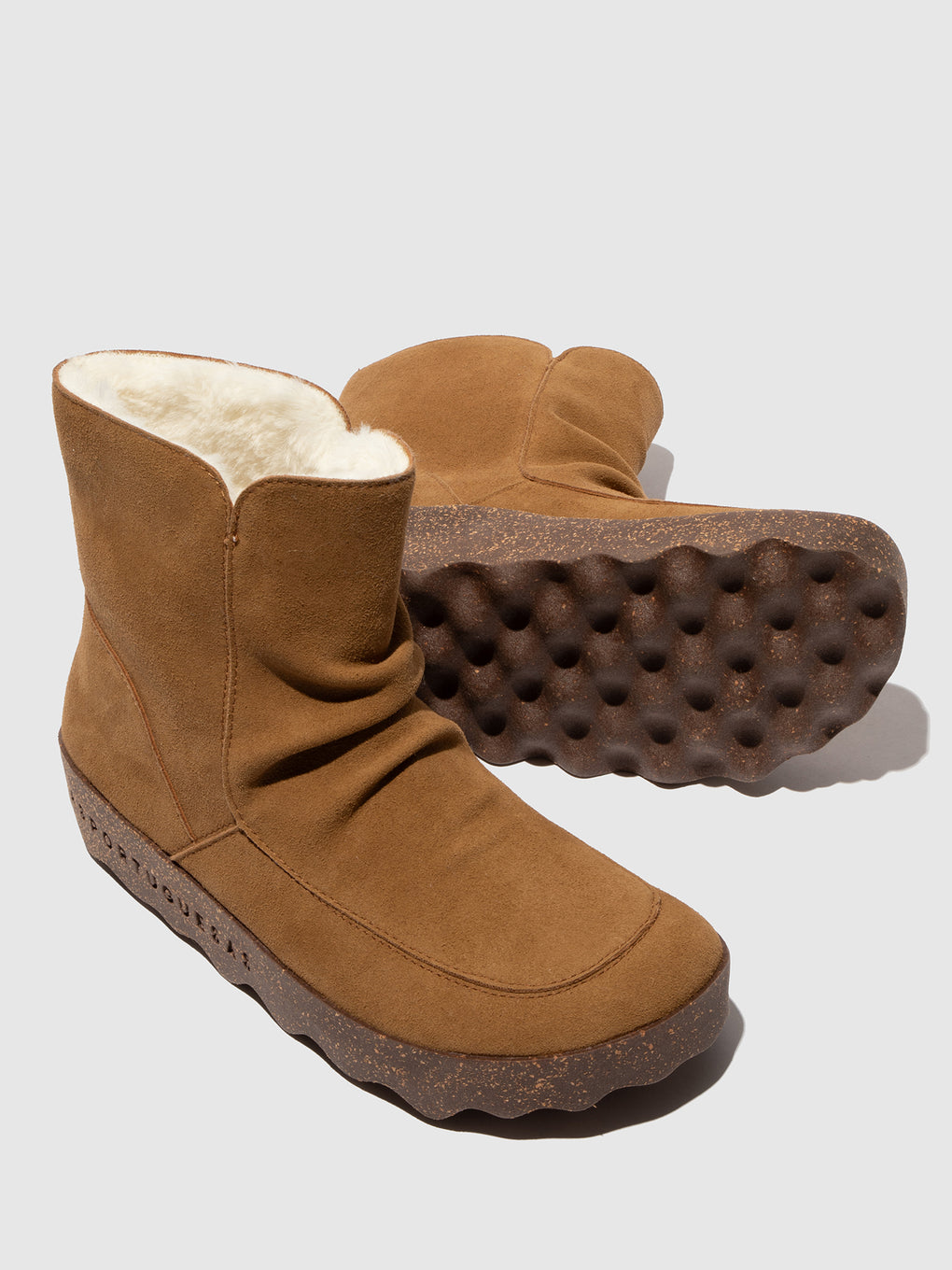 Round Toe Boots CUFF TABACO - ASPORTUGUESAS
