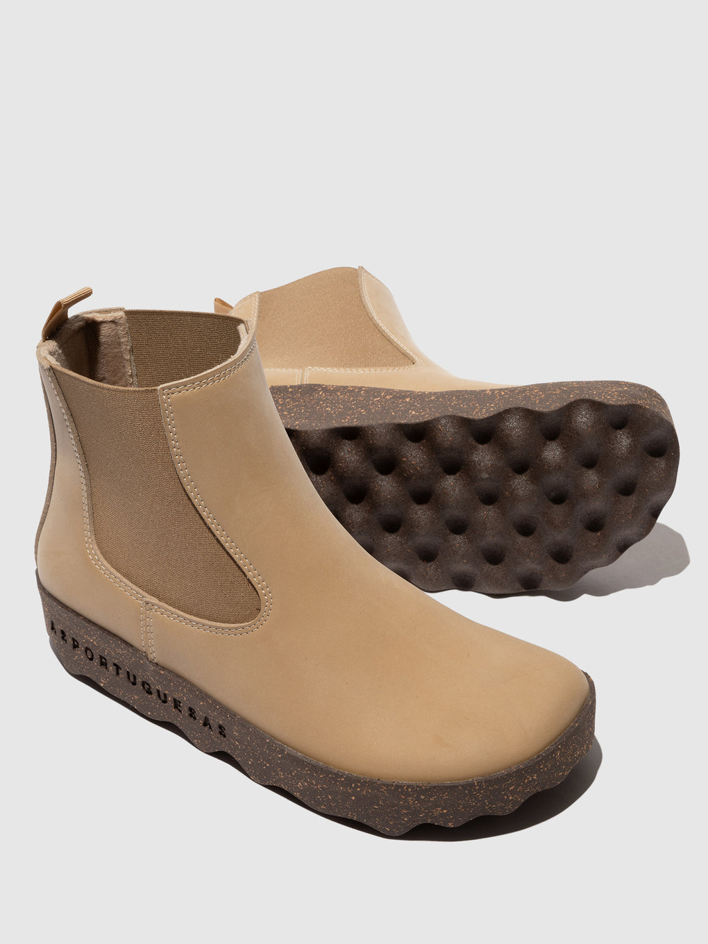Chelsea Ankle Boots CIVET BEIGE - ASPORTUGUESAS
