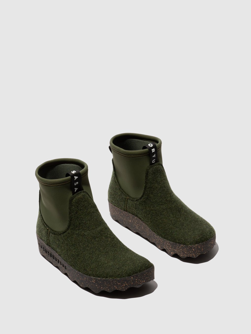 Chelsea Ankle Boots COBBY MILITARY GREEN - ASPORTUGUESAS