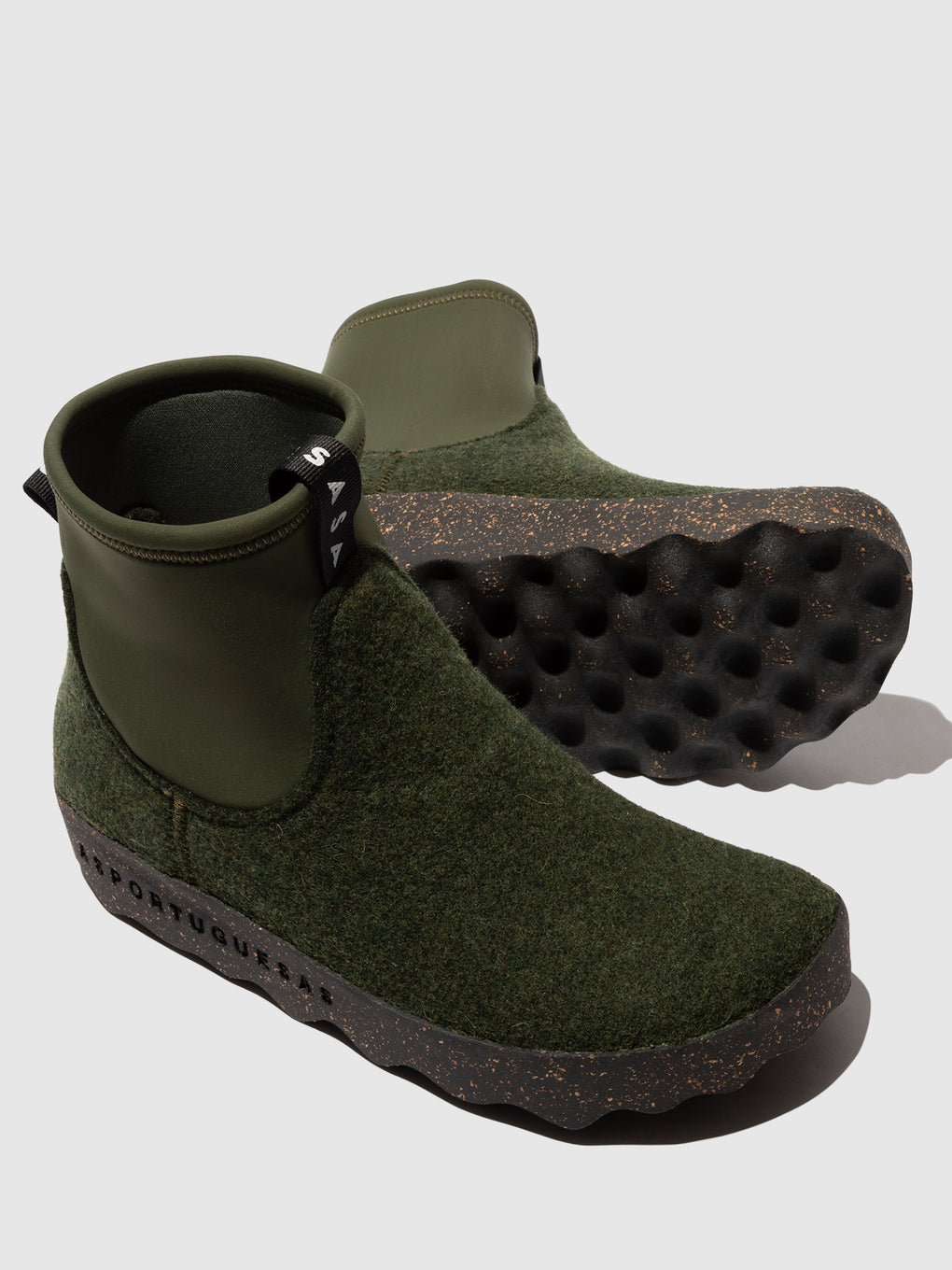 Chelsea Ankle Boots COBBY MILITARY GREEN - ASPORTUGUESAS