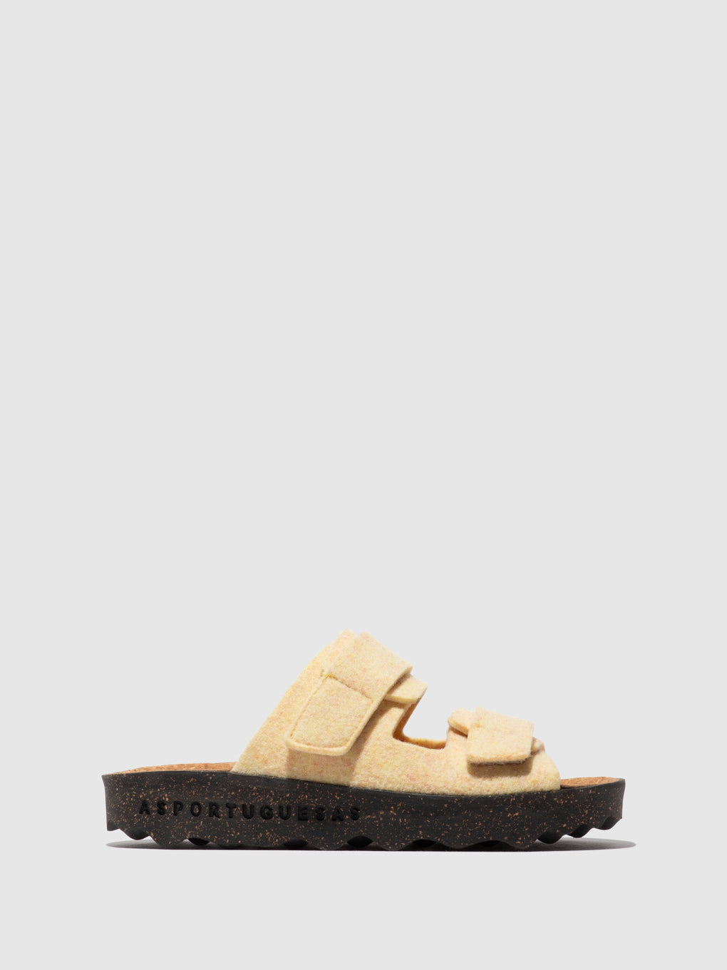 Velcro Sandals CLEEK LIGHT YELLOW - ASPORTUGUESAS