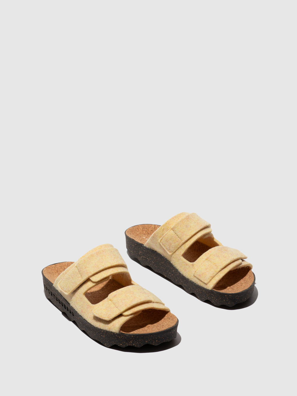 Velcro Sandals CLEEK LIGHT YELLOW - ASPORTUGUESAS