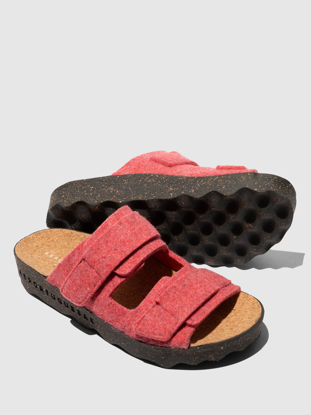 Velcro Sandals CLEEK RUBY RED - ASPORTUGUESAS