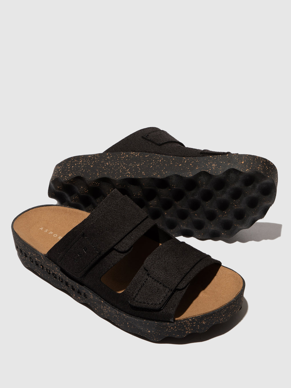 Velcro Sandals CLEEK BLACK - ASPORTUGUESAS