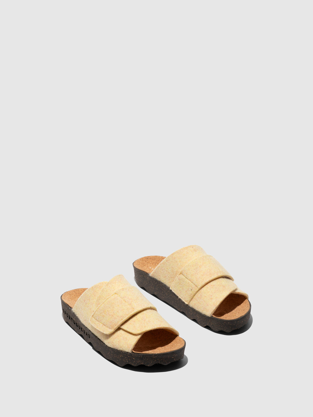 Velcro Sandals CLAVI LIGHT YELLOW