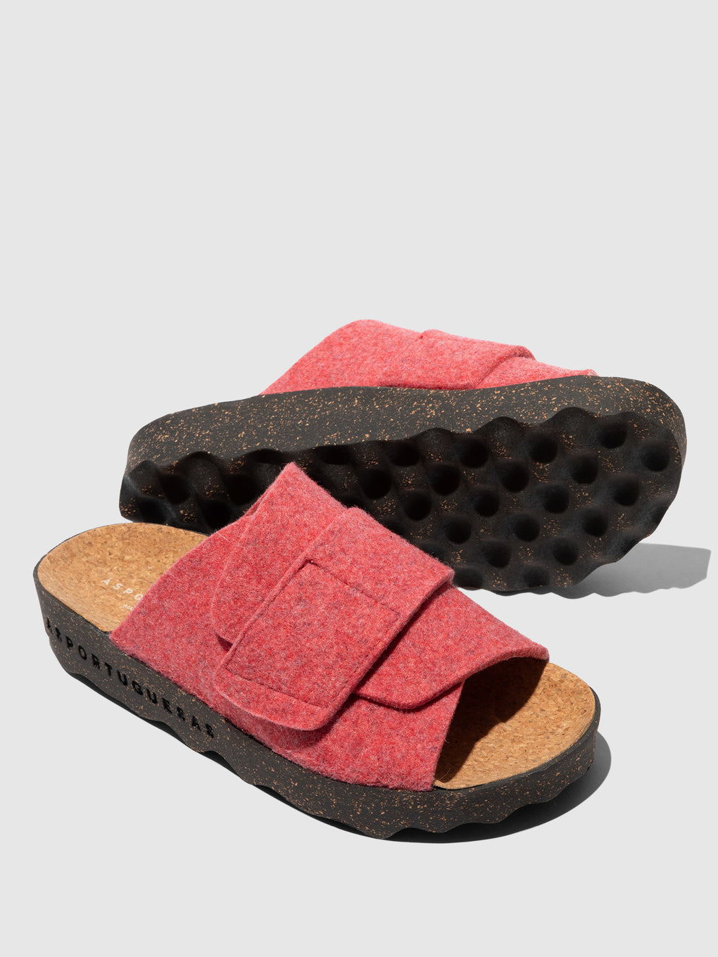 Velcro Sandals CLAVI RUBY RED