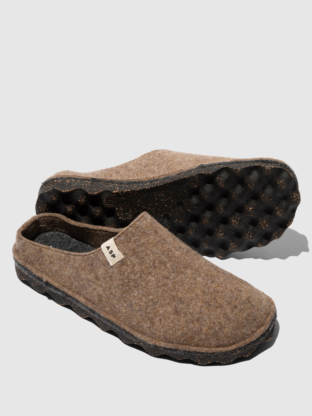 Slip-on Mules NATURA TAUPE - ASPORTUGUESAS